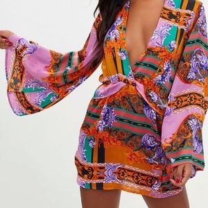 PrettyLittleThing- Lilac Satin Scarf